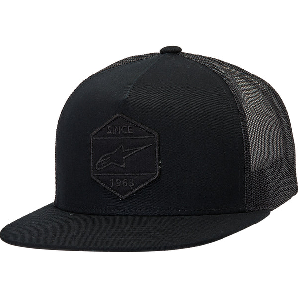 Alpinestars Bolt Trucker Hat - Black/Black - One Size 1213810141010OS
