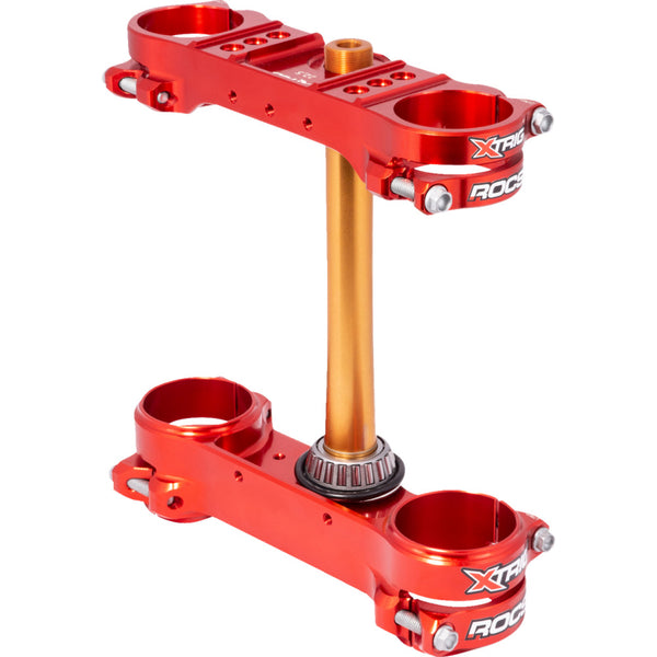 Xtrig Triple Clamp - 22.5 mm - Red 501350901101