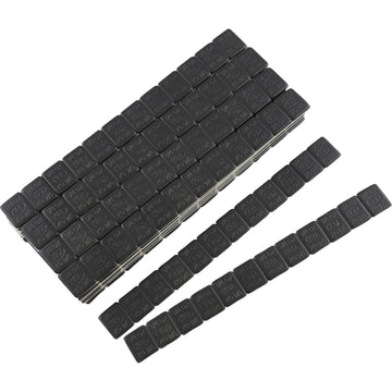 K&L Supply Wheel Weights - Rectangle - Adhesive Stick-On - Black - 360 Pack 32-8124 | Tire Mounting & Balancing Products