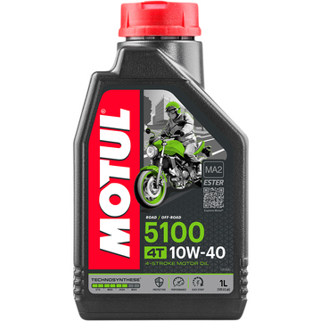 Motul 5100 Ester/Synthetic Engine Oil 10w40 1LT by Parts Unlimited