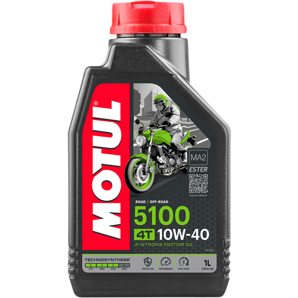 Motul 5100 Ester/Synthetic Engine Oil 10w40 1LT