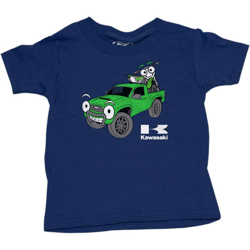 FACTORY EFFEX Toddler Kawasaki Truck T-Shirt - Navy - 3T 22-83122