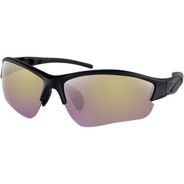 BOBSTER Rapid Sunglasses - Matte Black - Purple HD Yellow Revo Mirror Lens BRAP001H