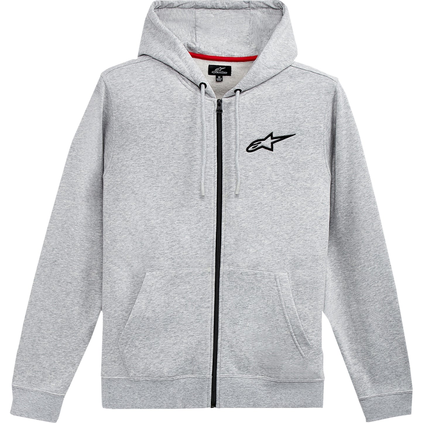 ALPINESTARS Ageless Zip Hoodie - Heather Gray/Black - Medium 1212-536001126M