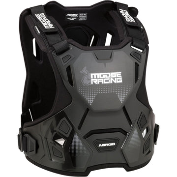 Moose Racing Youth Agroid* Chest Guard - Black - 2XS/XS 2701-1115