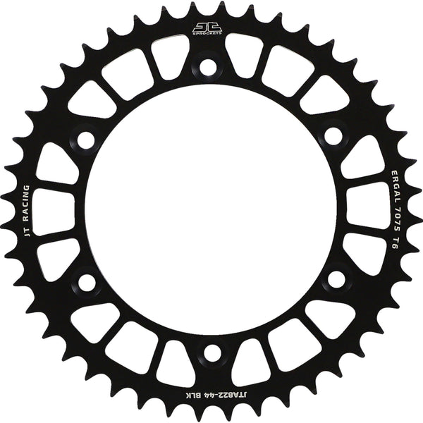 JT Sprockets Rear Sprocket - 520 - Black - 44 Tooth JTA822.44BLK