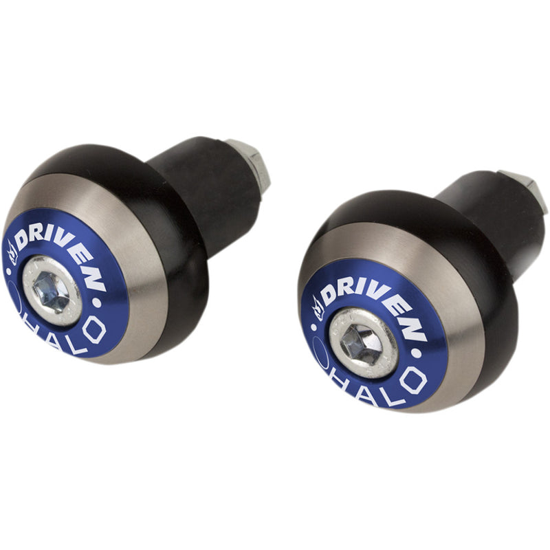DRIVEN RACING Halo Handlebar End - Blue DHBEW-BL