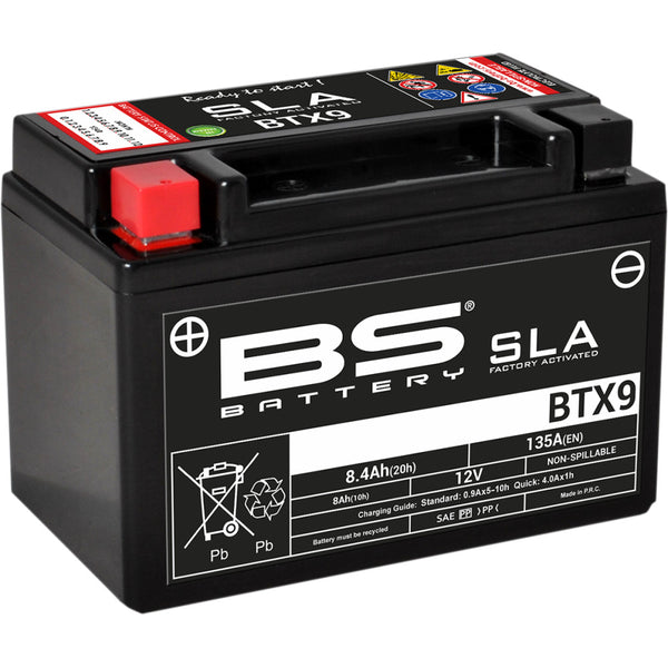 BS Battery Battery - BTX9 (YTX) 300674