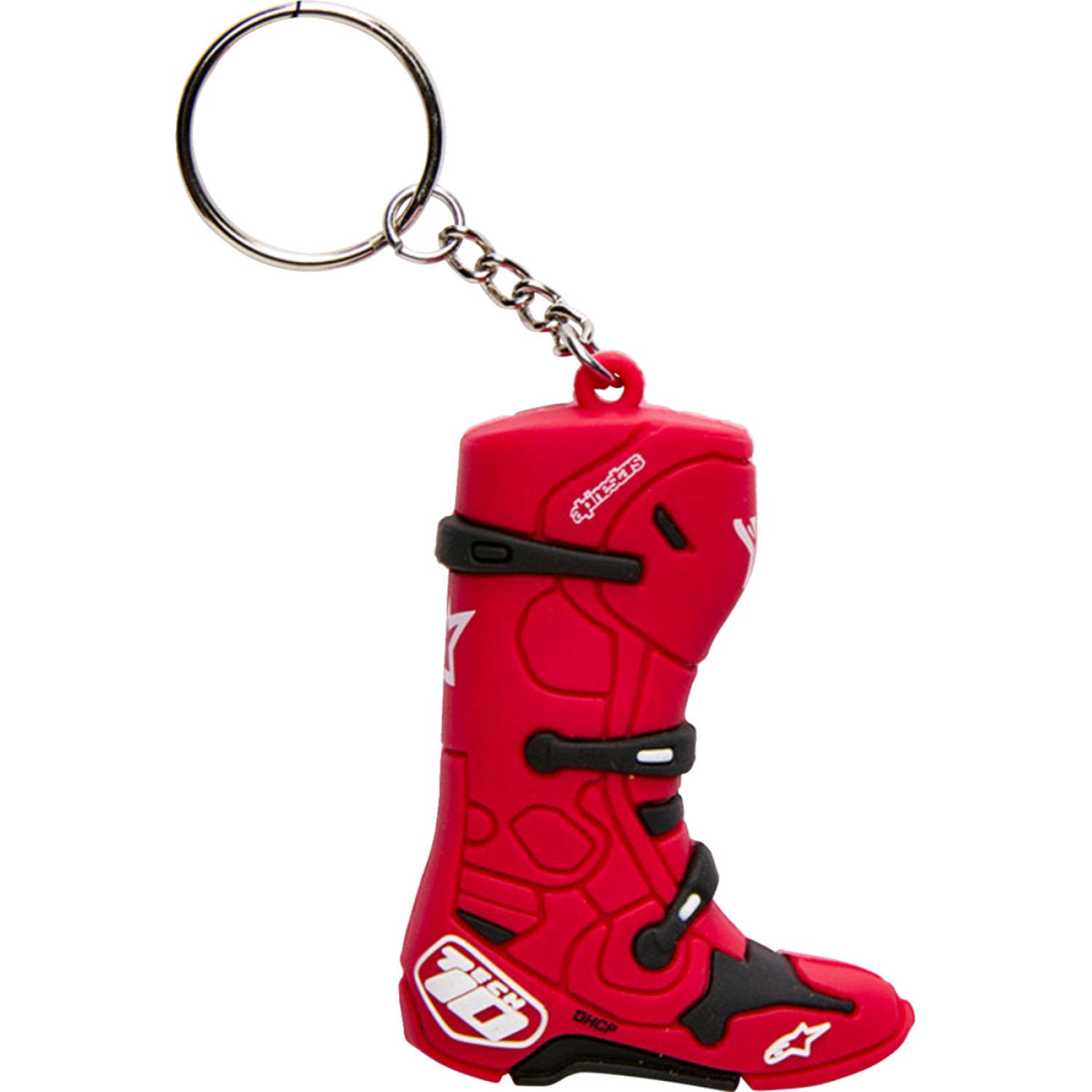 ALPINESTARS Key Fob - Tech 10 Boot - Red 12309400030OS