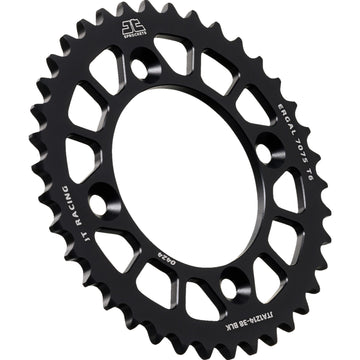 JT SPROCKETS Rear Sprocket - Aluminum - 38 Tooth - Black - CRF 110F JTA1214.38BLK by JT Rear Sprockets   Aluminum/Alloy