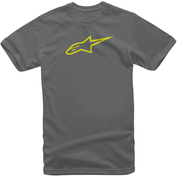 Alpinestars Ageless T-Shirt - Charcoal/Hi-Vis Yellow - 2XL 10327203018552X