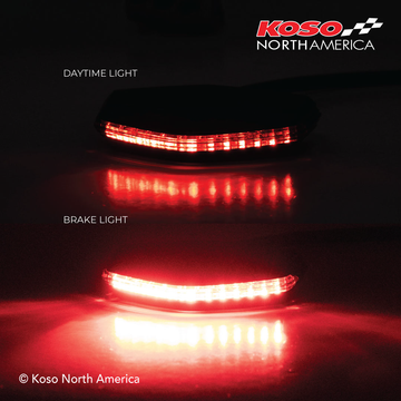 Gt 06 Led Brake/Taillight Red Lens