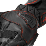 RST S1 CE Leather Glove - Black/Red - S