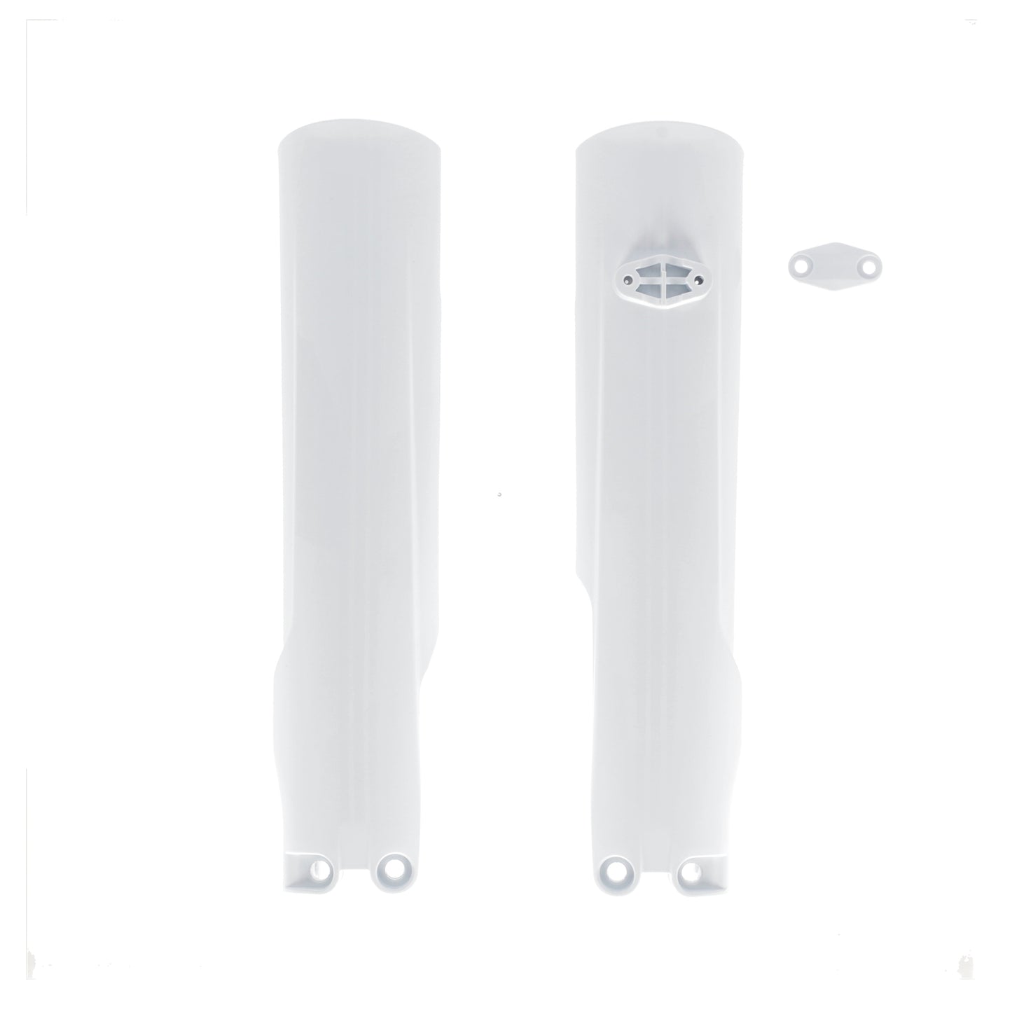 Lower Fork Cvr Set Ktm White