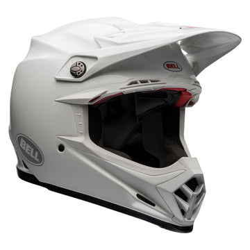 Bell Moto-9 Flex Carbon Solid White - Small