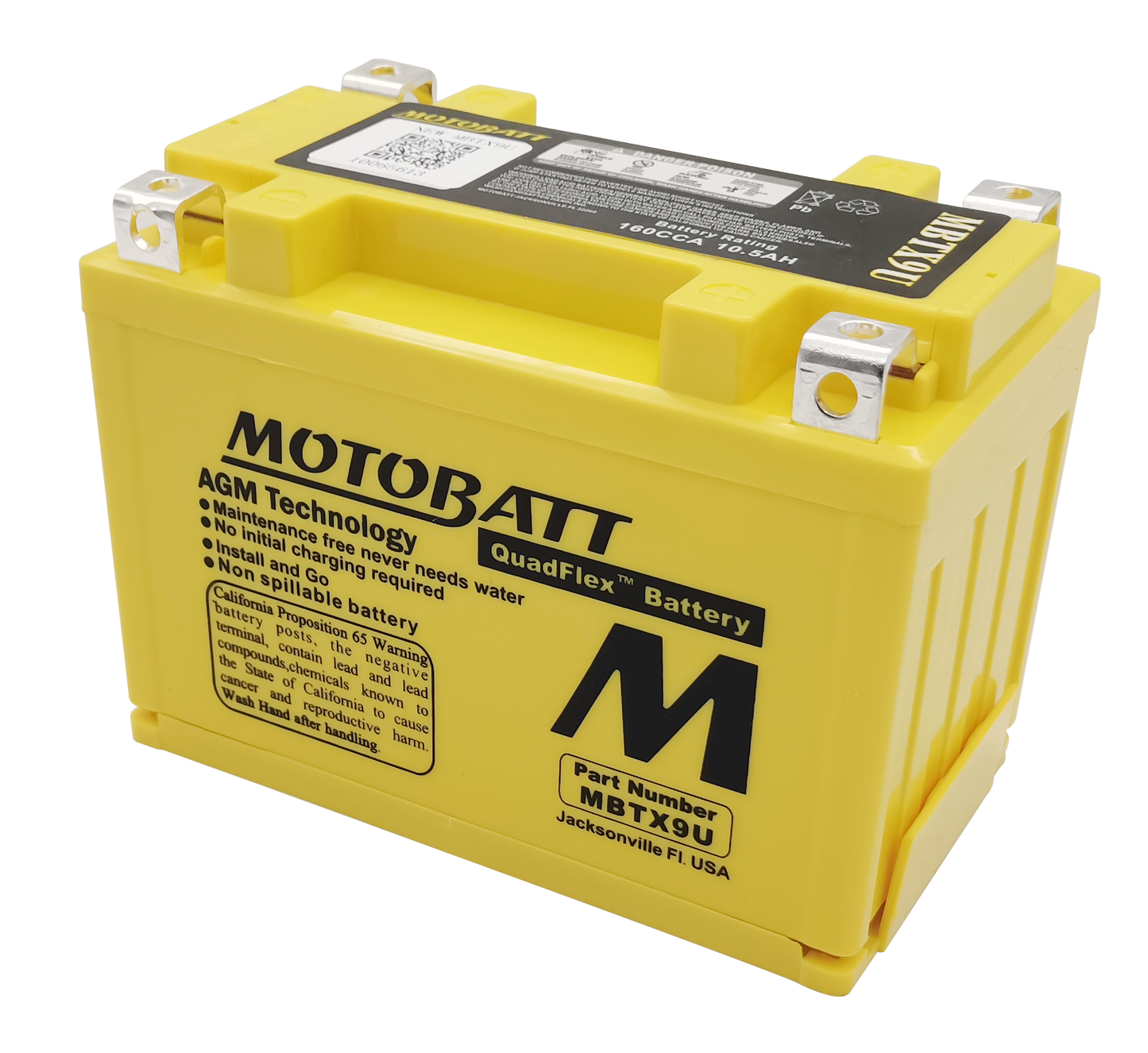 Battery Mbtx9u Sealed Factory Activated