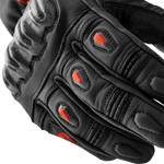 RST S1 CE Leather Glove - Black/Red - M