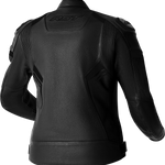 RST Women's S1 D3O Leather CE Jacket - Black/White - 3XL