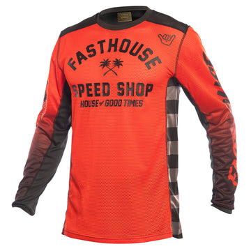 FastHouse A/C Grindhouse Asher Jersey Infared/Black MD