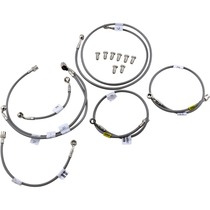 Galfer Brake Line - Stainless Steel FK003D701-7 | Brake Lines Hoses Stainless Steel