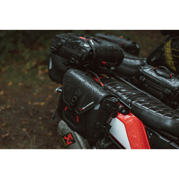 SW-Motech SysBag Side Bag System - Black - Triumph Thruxton 1200 '16-'20 BC.SYS.11.795.31000B