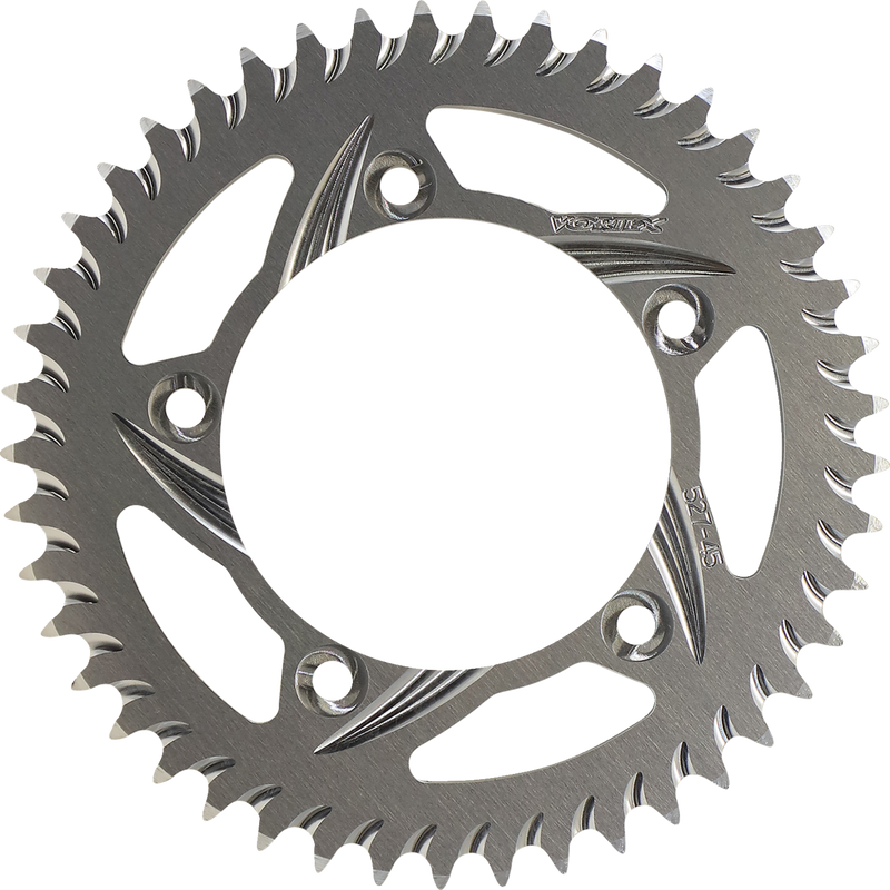 Vortex Aluminum Sprocket - Silver - Rear - 45 Tooth 527-45
