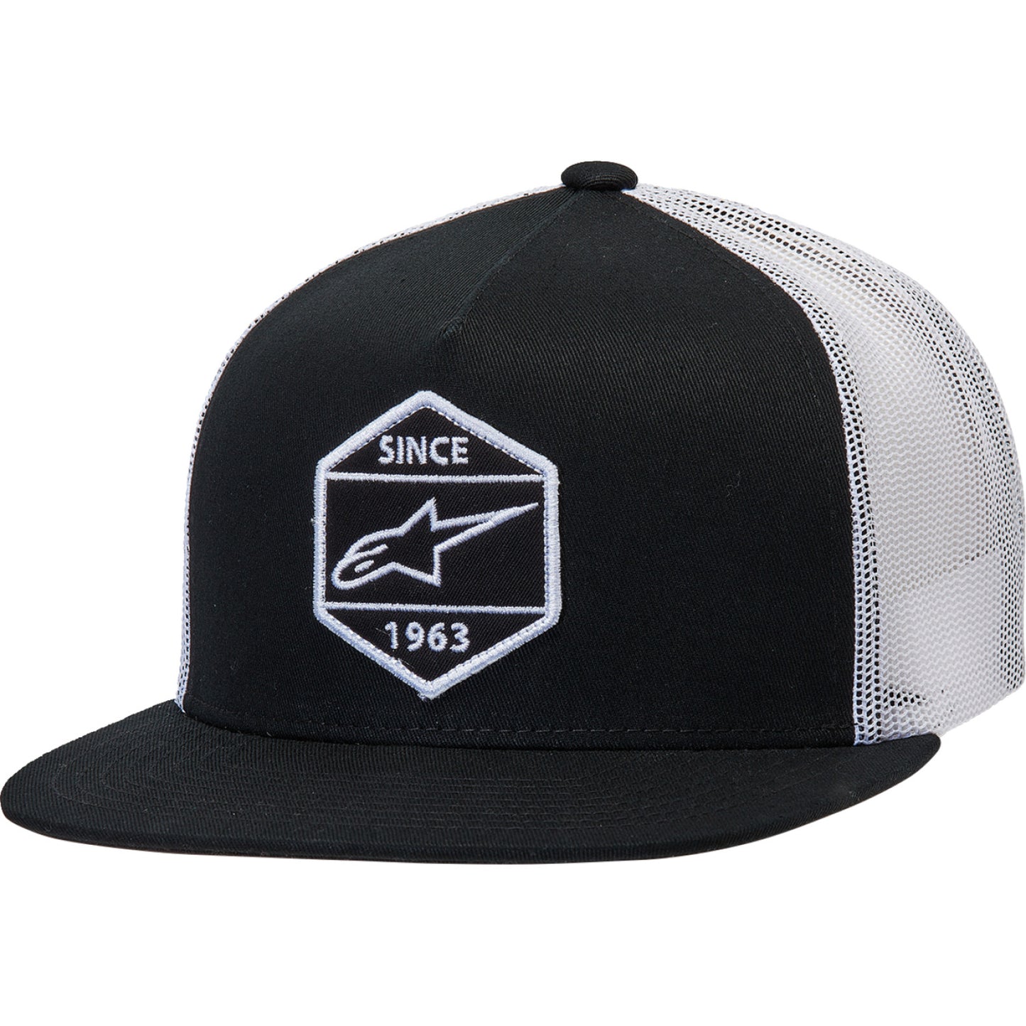 ALPINESTARS Bolt Trucker Hat - Black/White - One Size 1213810141020OS