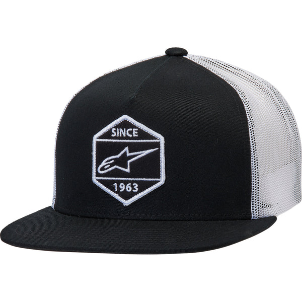 Alpinestars Bolt Trucker Hat - Black/White - One Size 1213810141020OS