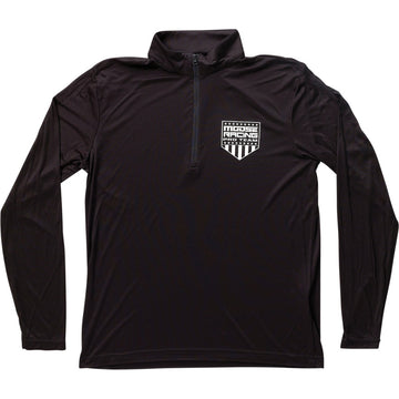 MOOSE OFFROAD Quarter Zip Pullover - Black - Medium 3050-5890