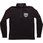 MOOSE OFFROAD Quarter Zip Pullover - Black - Medium 3050-5890