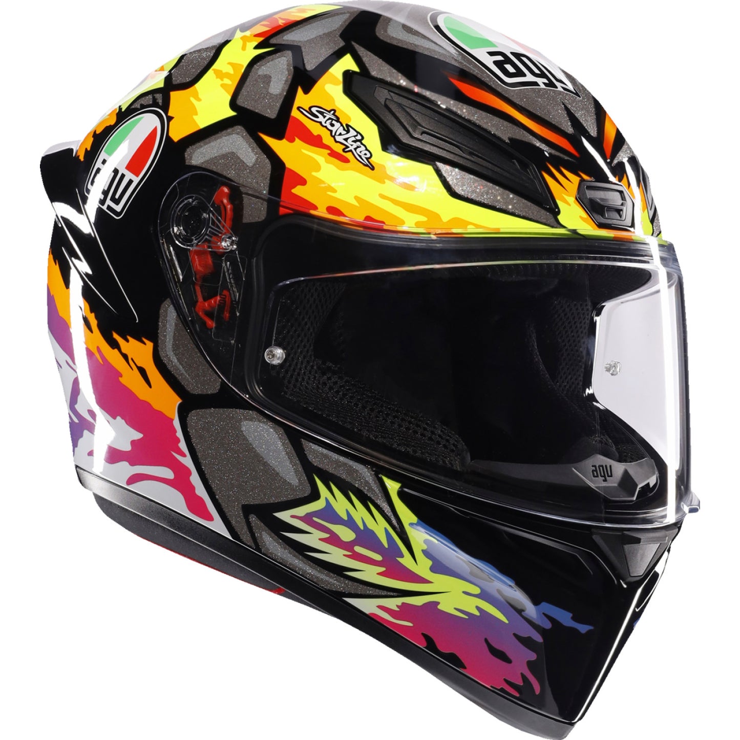 AGV K1 S Helmet - Bezzecchi 2023 - Small 2118394003-039-S | Street Full Face Adult Helmet