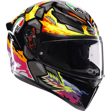 AGV K1 S Helmet - Bezzecchi 2023 - 2XL 2118394003-039-XXL | Street Full Face Adult Helmet