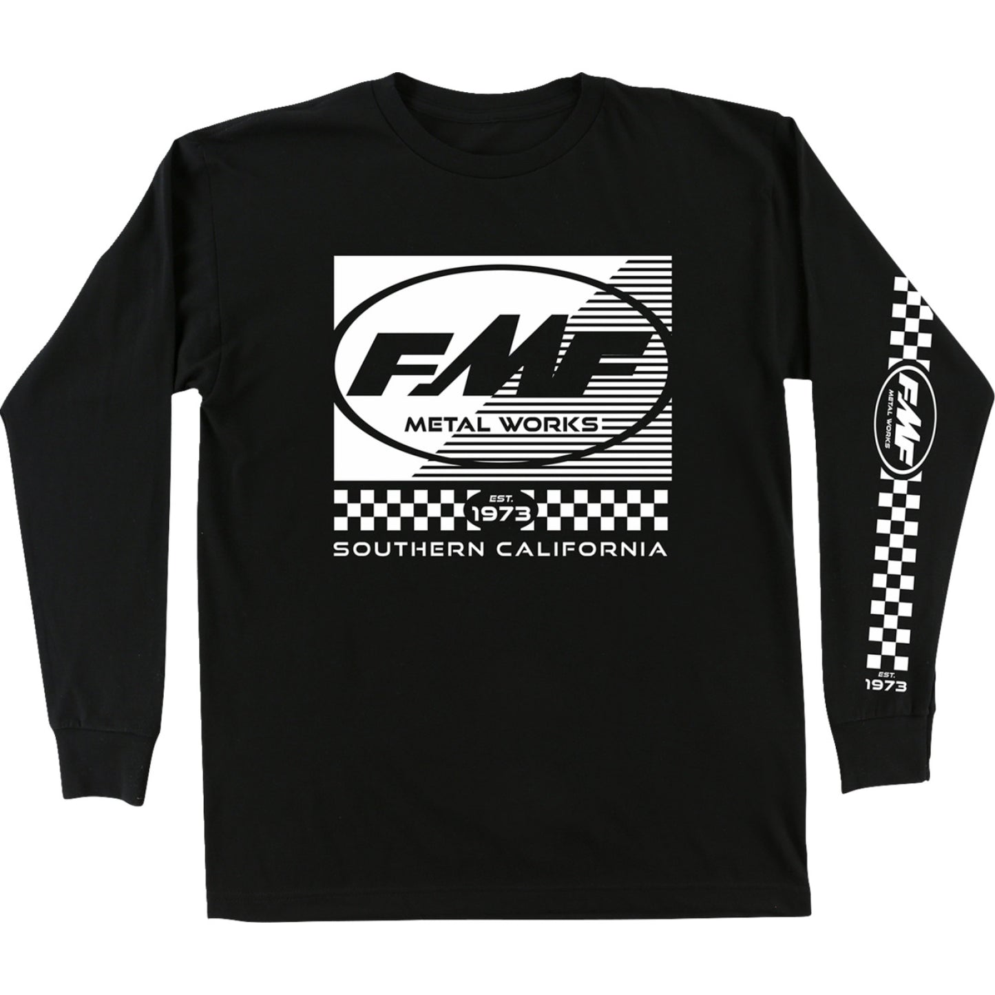 FMF Metal Works Long-Sleeve T-Shirt - Black - Small HO24119901BLKSM