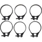 Moose Racing Carburetor Clamps - 41-44 mm - 6-Pack 110-1044