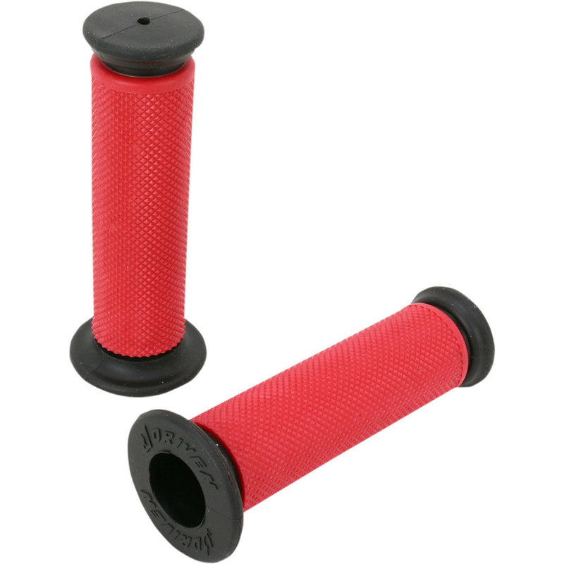 DRIVEN RACING Diamond MX Grips - Closed Ends - Red D637RD