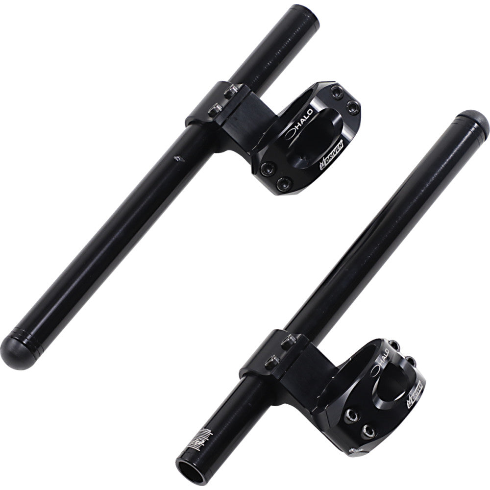 DRIVEN RACING Halo Clip-On Handlebar - Riser - 47 mm - Black DHCLOR-47BK
