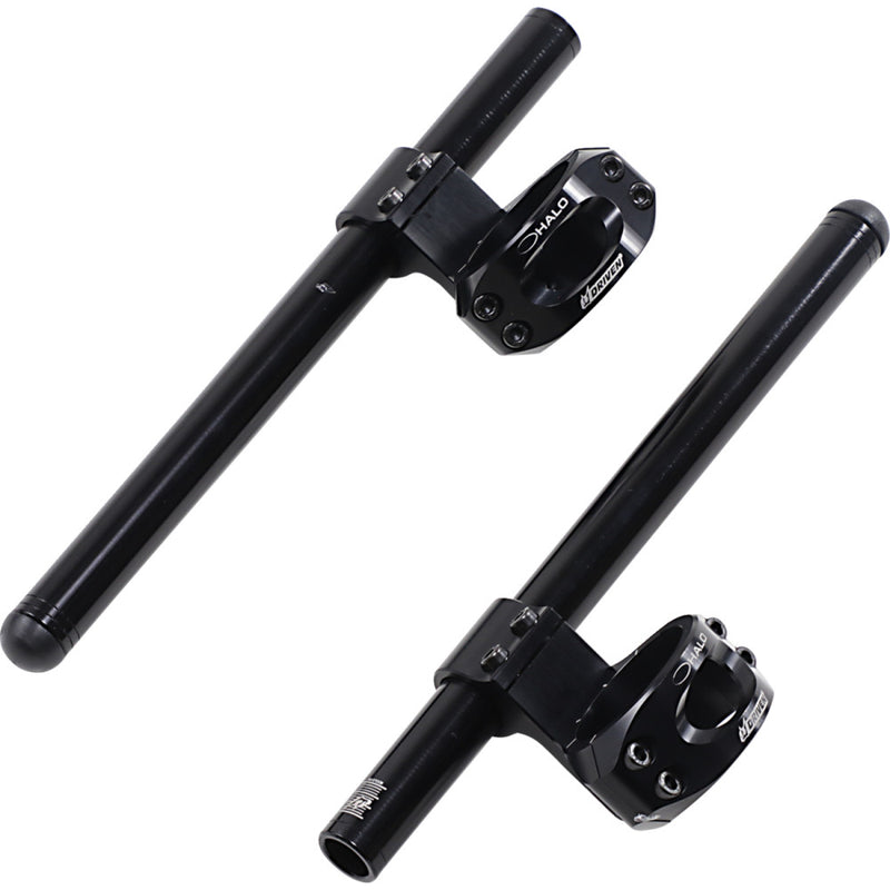 DRIVEN RACING Halo Clip-On Handlebar - Riser - 47 mm - Black DHCLOR-47BK
