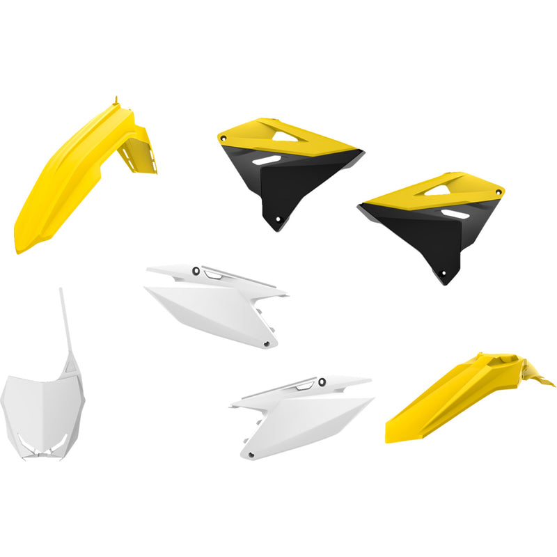 POLISPORT Body Kit - Restyle - OEM Yellow/White/Black - RM 125/250 90864 by Polisport