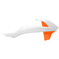 POLISPORT Radiator Cover - White/Orange - SX 65 8417900004 by Polisport