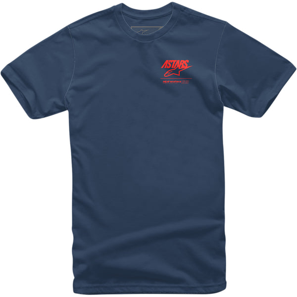 Alpinestars Back Mix T-Shirt - Navy - Medium 12137201870M