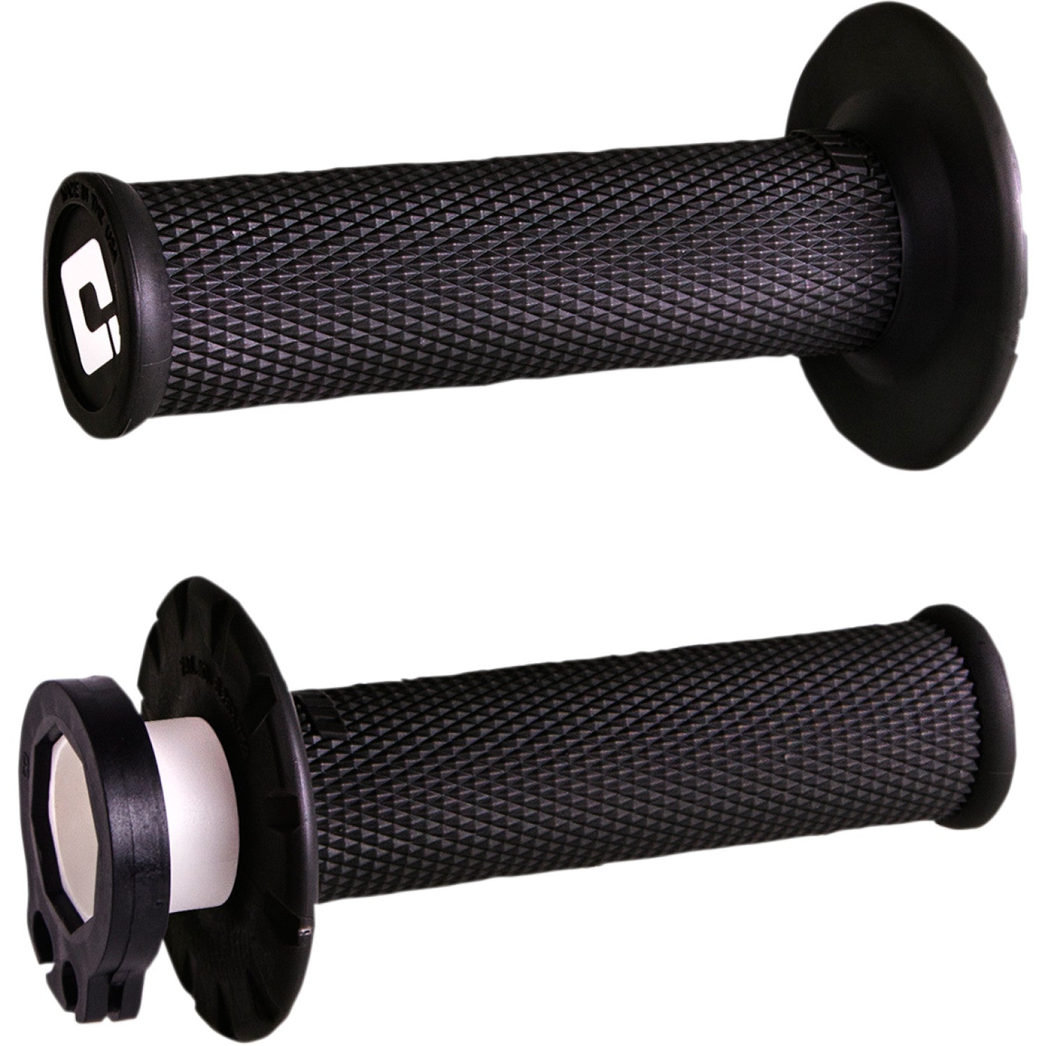 ODI MX V2 LOCK-ON GRIPS NO WAFFLE BLACK