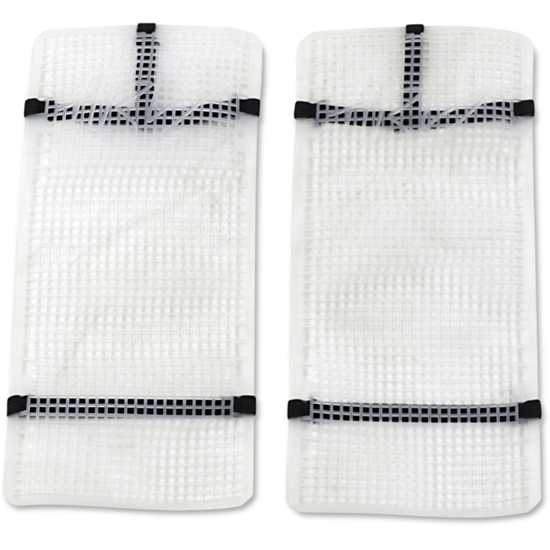 Moose Racing Mud Radiator Cover - White - KTM HPRMUDKT4504TM