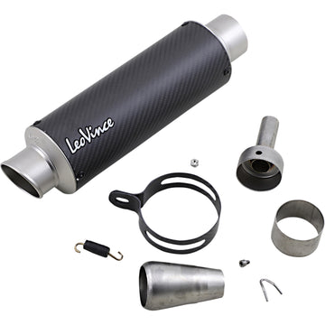 Leovince GP Corsa Matte Muffler - Universal 9736MU | Mufflers For Street | Leovince