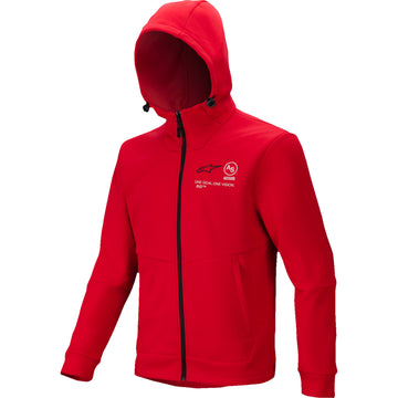 ALPINESTARS Racer MX Fleece Hoodie - Bright Red - Medium 3800125-3010-M