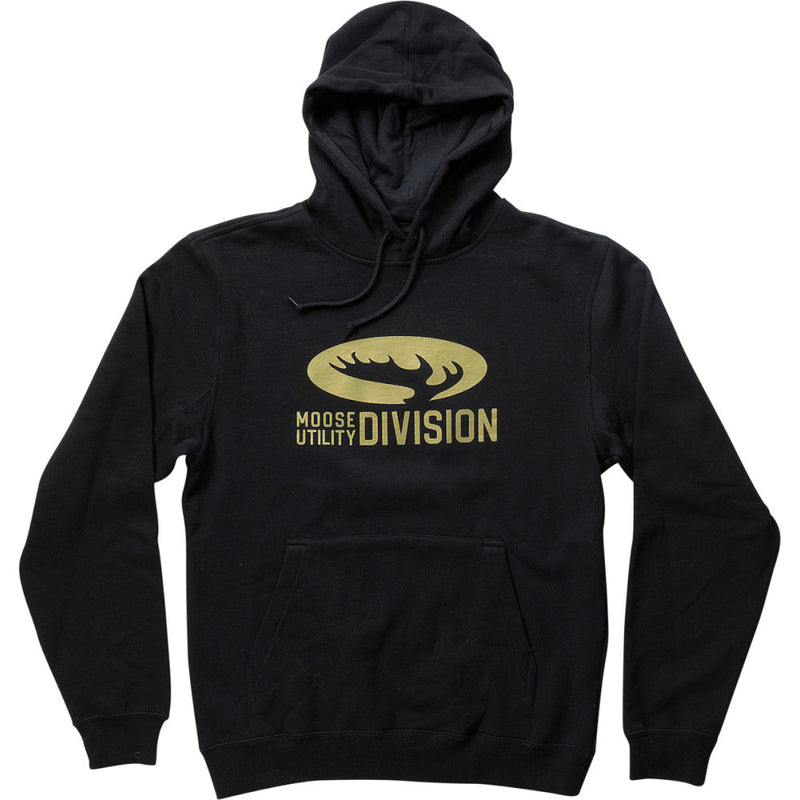 MOOSE OFFROAD MUD Antler Hoodie - Black - Large 3050-5881