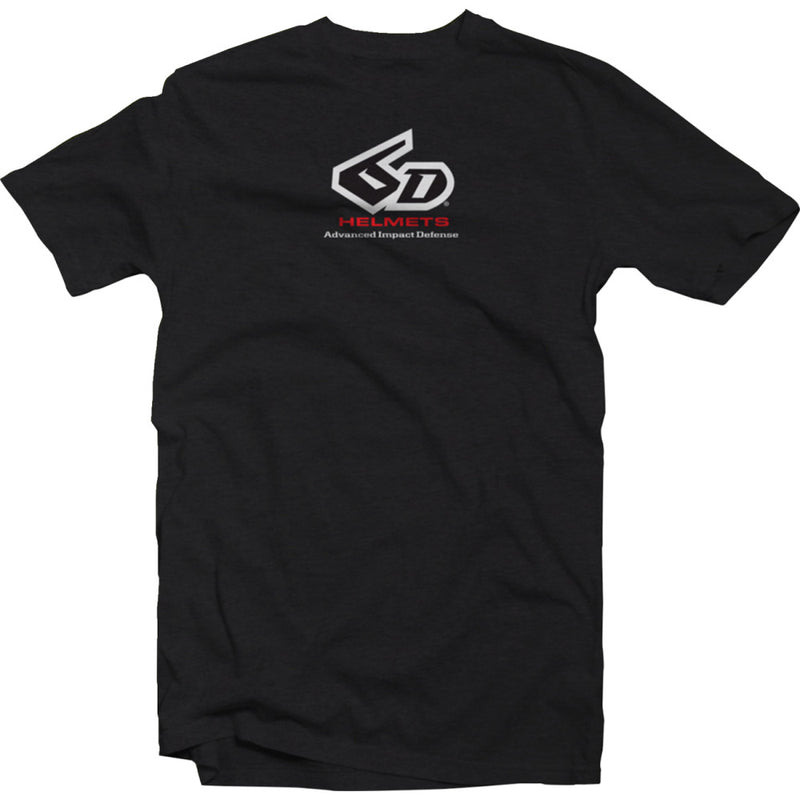 6D HELMETS 6D Classic Logo T-Shirt - Black - Large 50-3547