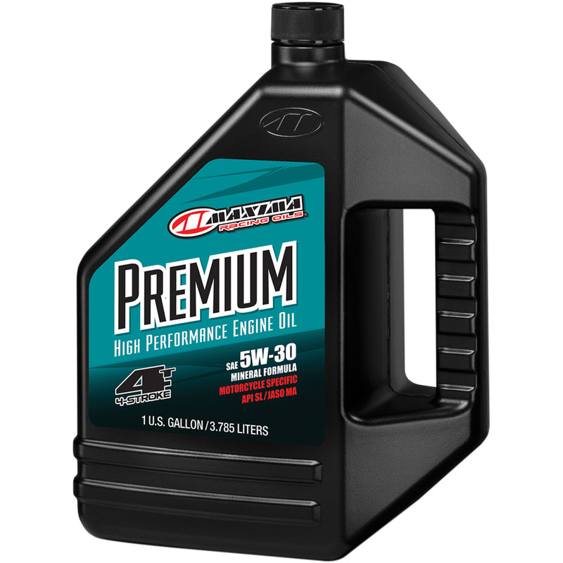 Maxima Racing Oil Premium High Performance Mineral 4T Engine Oil - 5W-30 - 1 U.S. gal. 399128