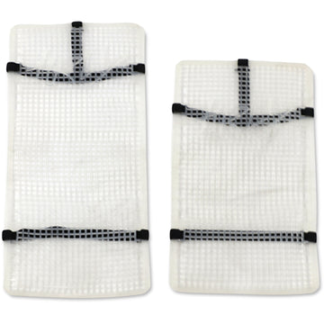 Moose Racing Mud Radiator Cover - White - Honda HPRMUDCRF45017M