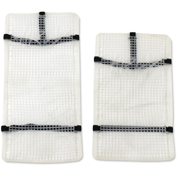 Moose Racing Mud Radiator Cover - White - Honda HPRMUDCRF45017M
