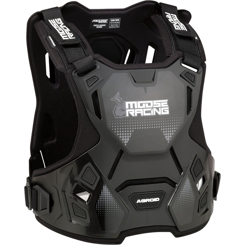 Moose Racing Youth Agroid* Chest Guard - Black - S/M 2701-1116